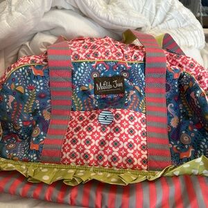 Matilda Jane patterned duffle bag